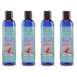 Master Massage Refreshing Massage Oil, 8 oz. Pack of 4
