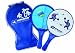 Schildkröt Funsports 970003 Beach Ball / Klett Ball Set, natur/blau