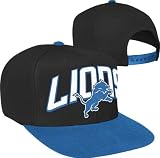 Reebok Detroit Lions High Crown Snap Back Hat Adjustable