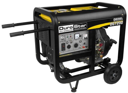 DuroStar DS7200 6,000 Watt Diesel Powered Portable Generator With Wireless Remote & Electric Start