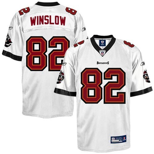 Reebok Kellen Winslow Tampa Bay Buccaneers Replica Jersey - White (Small)