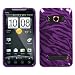 MyBat HTC EVO 4G Candy Skin Cover - Purple Zebra Skin