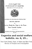 Eugenics and social welfare bulletin. no. 6, 1915