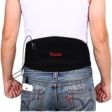 Yosoo Waist Hot and Cold Therapy Heating Belt for Waist Pain Relief and Back Warmer
