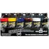 Badger Air-Brush Company Spectra-Tex 2-Ounce Primary Color Airbrush, 6-Pack