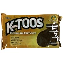 KinniToos Chocolate Sandwich Creme, 8-Ounce Packages (Pack of 6)