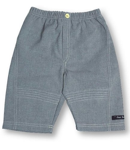 Tomina Blue Trousers with White Stiching, Trousers, Baby boy