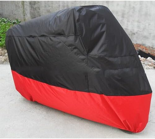 Motorcycle /Motorbike Cover, Polyester Taffeta Waterproof Dustproof UV Protective Scooter Rain Cover Large XL Size