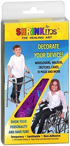 SHRINKins SHR100BUTT The Healing Art Childrens Medical Device Butterfly Design Decorating & Personalization Kits