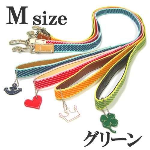FIELD　POINT　（フィールドポイント）　レザーチャーム　リード　M グリーン