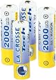 La Crosse Technology AA Rechargeable Batteries - 4 pack