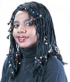 Adult Beaded Braided Wig