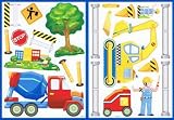 Giant Wall Sticker - Under Construction Vehicle (SL0038C)