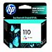 Original HP 110 Triincolor Ink Cartridge in Retail Packaging