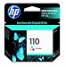 Original HP 110 Triincolor Ink Cartridge in Retail Packaging
