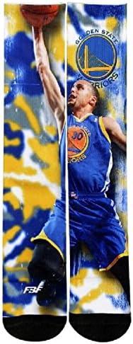 Golden State Warriors Steph Curry Camo Socks (Medium &amp; Youth Sizes) (Medium (5-10))