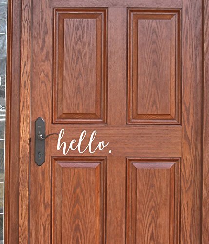 Hello Door Decal Sign