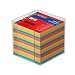 Herlitz 1600253 Zettelkasten 9x9x9cm transparent 650 Blatt farbig