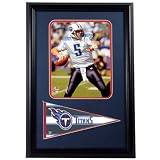 Kerry Collins Photograph with Team Pennant in a 12