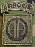 82nd Airborne Subdued Patch with Airborne Tab