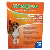 Worm X Plus for Small dogs and Puppies - 12 count