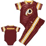 Reebok Washington Redskins Infant Short Sleeve Creeper/Pant Set