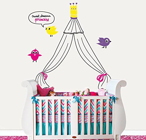 Nursery Wall Decals - Princess Dreams - Large Size