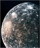 Callisto - One of Jupiters Moons: Box Canvas Print.
