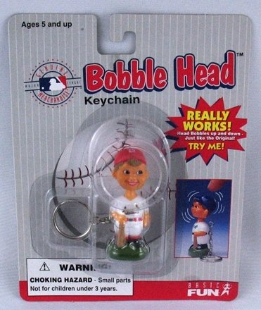 1997 MLB Baseball St Louis Cardinals Bobble Head Keychain