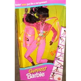 <b>Gymnast Barbie African American</b>