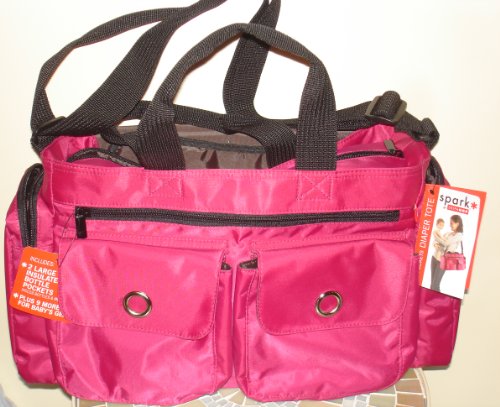 Spark Diaper Tote - Light Berry
