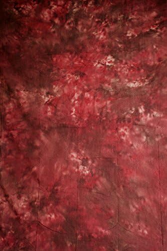 Studiohut 10' X 12' Hand Painted/Dyed Muslin Photo Video Backdrop/Background (Red Multi - BLD2288)