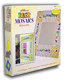 Stained Glass Mosaics Mirror Kit, Easy as Glue, Grout & Clean!