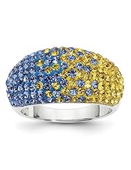 Sterling Silver Swarovski Elements Los Angeles Spirit Ring