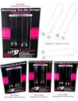 Bra Straps Replacement Invisible Pin Straps for Bra and Clothing By Strap N Guard