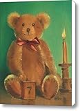 IMAGE OF Ted E. Bear Canvas Print / Canvas Art - Artist Arline Wagner