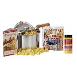 Whirley Pop Popper Original Silver Movie Theater Style Seasoning