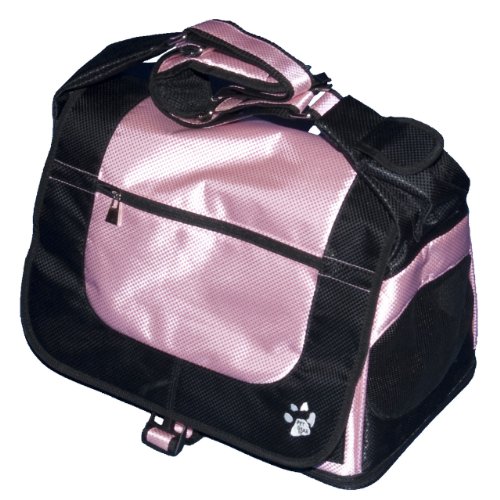 Pet Gear Messenger Bag for cats and dogs up to 8-pounds - Pet Carrier - Crystal Pink