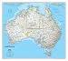 Australia Wall Map (tubed) (Reference - Continents)