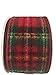 Wired Christmas Ribbon - 2.5 Inches Wide X 25 Feet (Plaid)