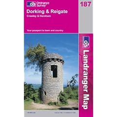 Dorking and Reigate, Crawley and Horsham (Landranger Maps)