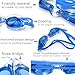COOLOO Swim Goggles for Kids and Early Teens,Anti-Fog,Waterproof,UV Protection Swimming Glasses for Children and Youth From 3 to 15 Years Old (Blue)