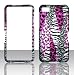 2D Pink Safari Blackberry Z10, BB 10 Z 10 Case Cover Hard Phone Case Snap-on Cover Rubberized Touch Protector Cases