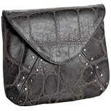 Lauren Merkin Riley Washed Crocodile-Embossed 