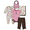 Just One Year- 5pc Set - Pink Flower