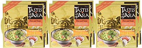 Tastes of Asia Hot and Sour Soup Bowls, 8.50 Ounce (Pack of 6)