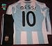 ARGENTINA National Team Long Sleeves Soccer Jersey MESSI Adult Small