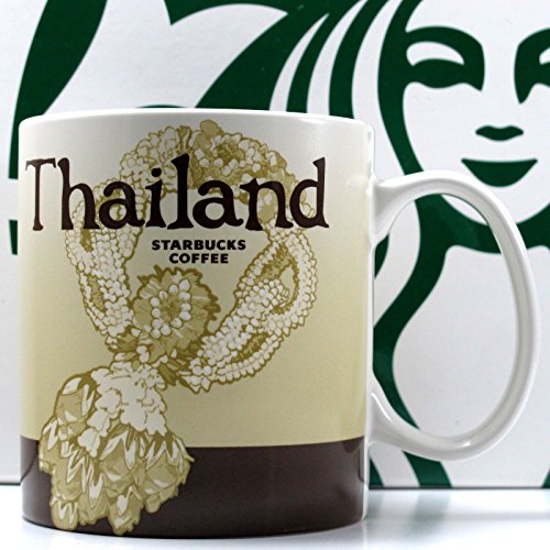 Thailand Starbucks City Mug Global Series Collector Coffee Tea 16 Oz New