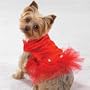 MEDIUM - RED - Tutu Party Dog Dresses