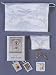 Girls Deluxe First Communion Gift Sets - Pearl Rosary with Satin Rosary Case - 3-D Little Jesus FC Missal - FC Pin - Scapular - Satin Brocaded Shoulder Purse